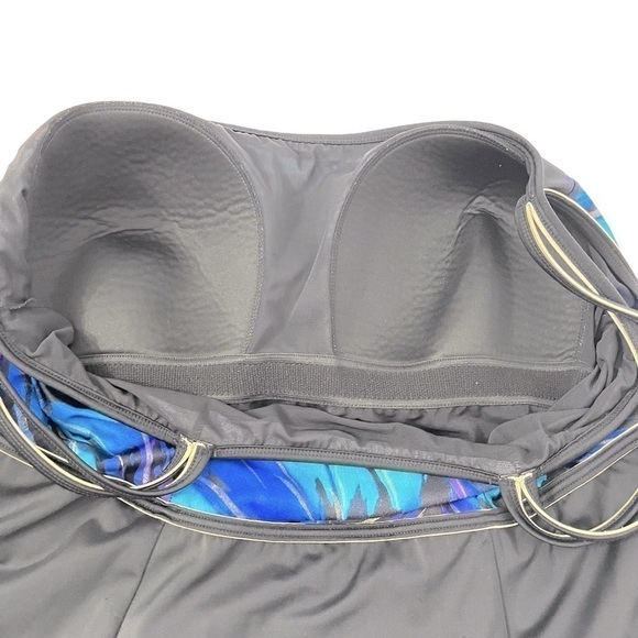 LONGITUDE Empire Swim dress Size 24W - Picture 7 of 9